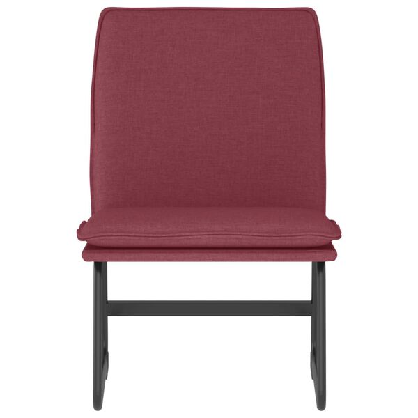 vidaXL loungestol 52x75x76 cm stof Vinr&oslash;d