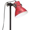 vidaXL skrivebordslampe 25 W 15x15x55 cm E27 rustik r&oslash;d