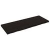 vidaXL v&aelig;ghylde 160x60x(2-6) cm behandlet massivt egetr&aelig; m&oslash;rkebrun