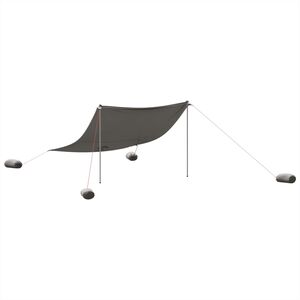 vidaXL strandbaldakin med sandankre 304x300 cm gr&aring;