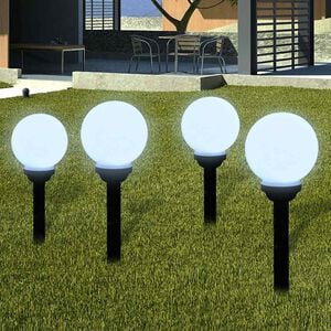 vidaXL udend&oslash;rslamper 4 stk. LED 15 cm med jordspyd