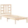 vidaXL sengeramme 75x190 cm massivt tr&aelig;