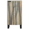vidaXL Sideboard Hvid 40 x 33 x 75 cm Massivt mangotræ