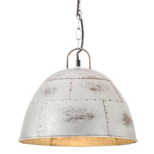 vidaXL industriel h&aelig;ngelampe 25 W rund vintagestil 31 cm E27 s&oslash;lvfarvet