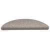 vidaXL selvkl&aelig;bende trappem&aring;tter 15 stk. 56x17x3 cm sisal-look s&oslash;lv