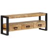vidaXL tv-bord 120x30x45 cm massivt mangotr&aelig;