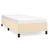 vidaXL sengeramme uden madras 80x200 cm stof cremefarvet