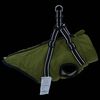 vidaXL Hundejakke Army Gr&oslash;n L32 Fleece og polyester