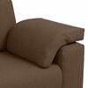 vidaXL Sofa Brun 219 x 80 x 82 cm Stof