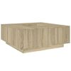 vidaXL sofabord 100x100x40 cm konstrueret tr&aelig; sonoma-eg