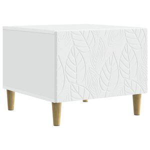 vidaXL Sofabord Hvid 50 x 49 x 40 cm Konstrueret tr&aelig;