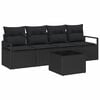 vidaXL Sofa S&aelig;t 5 stk. 4-Antal s&aelig;der Sort polyrattan
