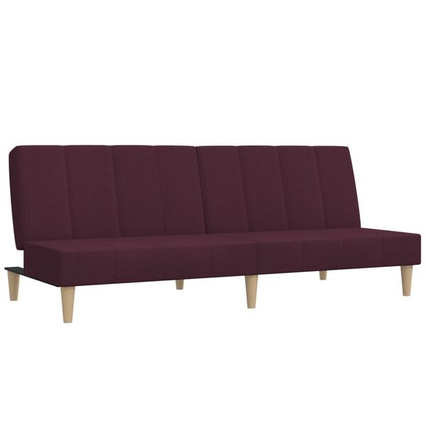 vidaXL 2-personers sovesofa stof lilla