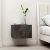 vidaXL sengebord 40x30x30 cm konstrueret tr&aelig; Gr&aring; h&oslash;jglans