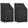 vidaXL overtr&aelig;k til havestol 2 stk. 65x65x80/120 cm 8 &oslash;jer polyethylen