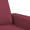 vidaXL 2-personers sofa 140 cm stof vinr&oslash;d