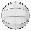 vidaXL Pool Dome Transparent 500 x 500 x 236 cm PVC