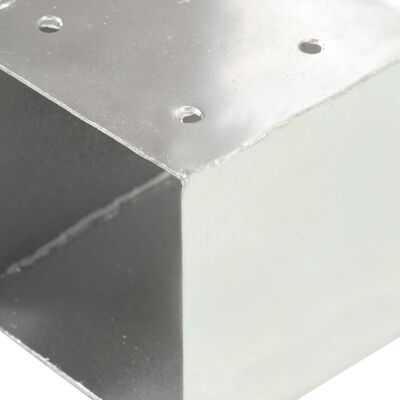 vidaXL stolpebeslag T-form 101x101 mm galvaniseret metal