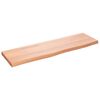 vidaXL v&aelig;ghylde 100x30x(2-4) cm behandlet massivt egetr&aelig; lysebrun