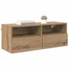 vidaXL TV V&aelig;ghylder V&aelig;gmonteret 2 pcs Artisan Egetr&aelig; 80 x 30 x 30 cm
