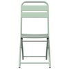 vidaXL Have sammenslåelig stol 2 pcs Grøn 55 x 56.5 x 91cm Stål