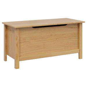 vidaXL Opbevaringskasse HILL Honningbrun 90 x 40 x 45 cm