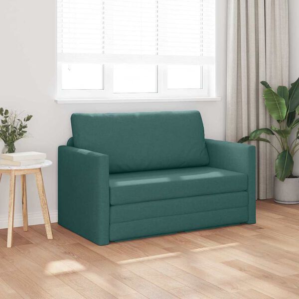 vidaXL Sovesofa M&oslash;rkegr&oslash;n 124 x 71 x 78 cm Fl&oslash;jl