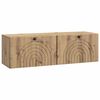 vidaXL V&aelig;gh&aelig;ngt TV-skab 98 x 31 x 30 cm Artisan-eg Konstrueret tr&aelig;