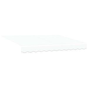 vidaXL Reservedug til markise Hvid 330 x 245 cm Polyester