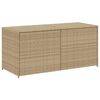 vidaXL opbevaringsboks til haven 283 l polyrattan beige
