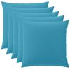 vidaXL Pudebetr&aelig;k 6 pcs HEERLEN Lysebl&aring; 60 x 60 cm Polyester