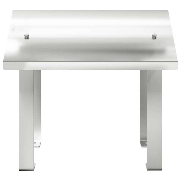 vidaXL Skorstenen hætte Sølv 40 x 40 x 37.5 cm Rustfrit stål