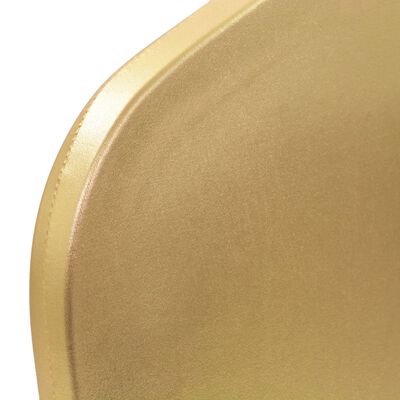 vidaXL stolebetræk 25 stk. strækbar guldfarvet