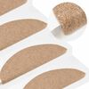 vidaXL selvkl&aelig;bende trappem&aring;tter 10 stk. 56x17x3 cm beige