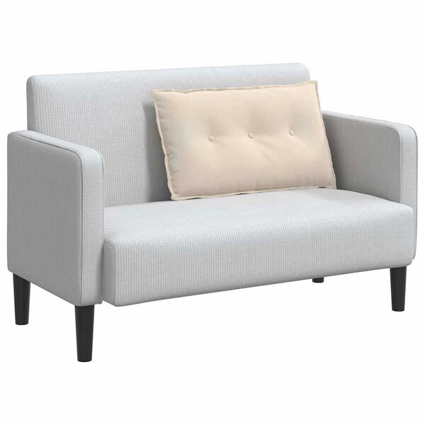 vidaXL Rygpude Beige 80 x 50 cm Mikrofiberstof