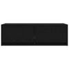 vidaXL tv-bord 80x31x25,5 cm konstrueret tr&aelig; sort egetr&aelig;sfarve