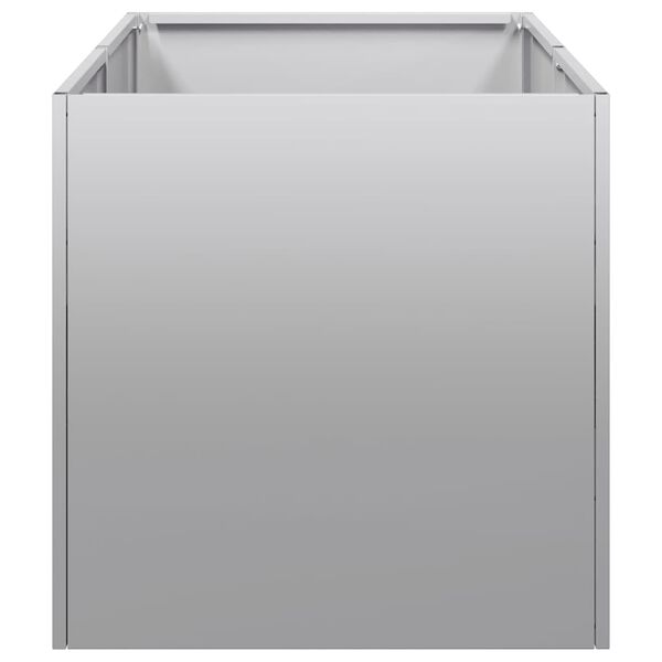 vidaXL plantekasse 40x80x40 cm galvaniseret st&aring;l