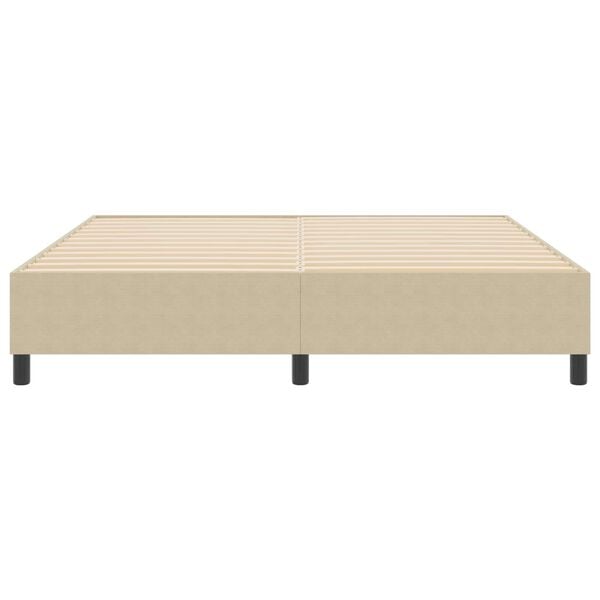 vidaXL Platform sengestel Grågrøn 180 x 200 cm Stof