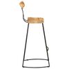 vidaXL barstole 2 stk. 49x43x103 cm massivt mangotr&aelig;
