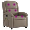 vidaXL massagestol kunstl&aelig;der cappuccino