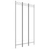vidaXL 3-panels rumdeler 120x220 cm stof hvid