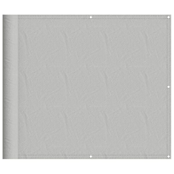 vidaXL altanafsk&aelig;rmning 90x700 cm 100 % polyester lysegr&aring;