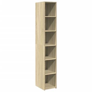 vidaXL reol 30x41x185 cm konstrueret tr&aelig; sonoma-eg