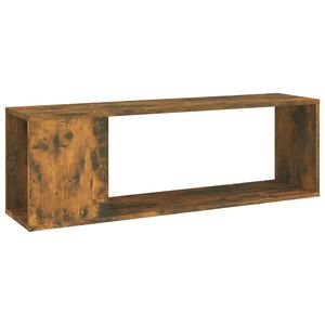vidaXL tv-bord 100x24x32 cm konstrueret tr&aelig; r&oslash;get egetr&aelig;