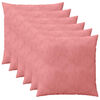 vidaXL Pudebetr&aelig;k 6 pcs HEERLEN Lyser&oslash;d 60 x 60 cm Fl&oslash;jl