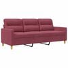 vidaXL 3-personers sofa 180 cm stof vinr&oslash;d
