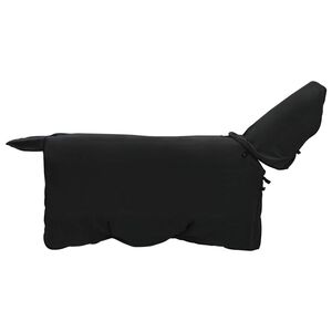 vidaXL Hestet&aelig;ppe Sort 75 cm Polyester Fleece