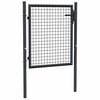 vidaXL havel&aring;ge i net galvaniseret st&aring;l 100x75 cm gr&aring;