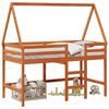 vidaXL Hemsengramme VoksBrun 90 x 190 cm Massivt fyrretr&aelig;