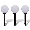 vidaXL udend&oslash;rslamper 3 stk. LED 20 cm med jordspyd